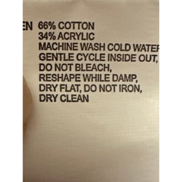 Alya Cream Knit Hooded Open vest/cardigan Sleeveless Size M - Picture 4 of 5